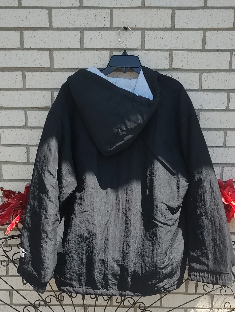 Carolina Panthers Black Pullover Hooded Jacket Me Mm Mm - Picture 9 of 10